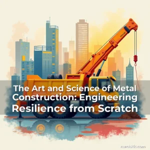 Artistic representation for The Art and Science of Metal Construction: Engineering Resilience from Scratch
